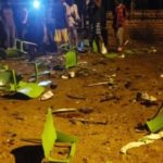 নারায়ণগঞ্জে বাস-ট্রেনের সংঘর্ষ।