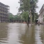 ওসমানী বিমান বন্দরের রানওয়েতে পানি।